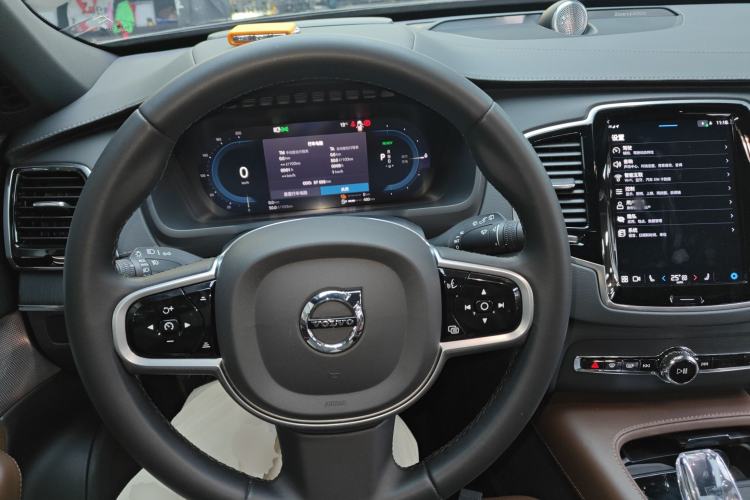 Used Volvo XC90 New Energy 2022 Facelift E-Drive Hybrid T8 Luxury Prestige 7-Seater Steering Wheel