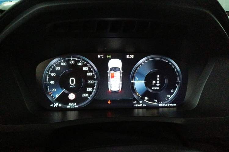 Used Volvo XC90 New Energy 2022 E-Drive Hybrid T8 Luxury Flagship 7-Seater Instrument Cluster