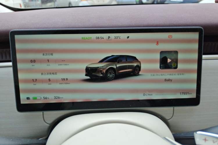 Used VOYAH COURAGE 2025 Model Four-Wheel-Drive Qiankun Edition Instrument Cluster