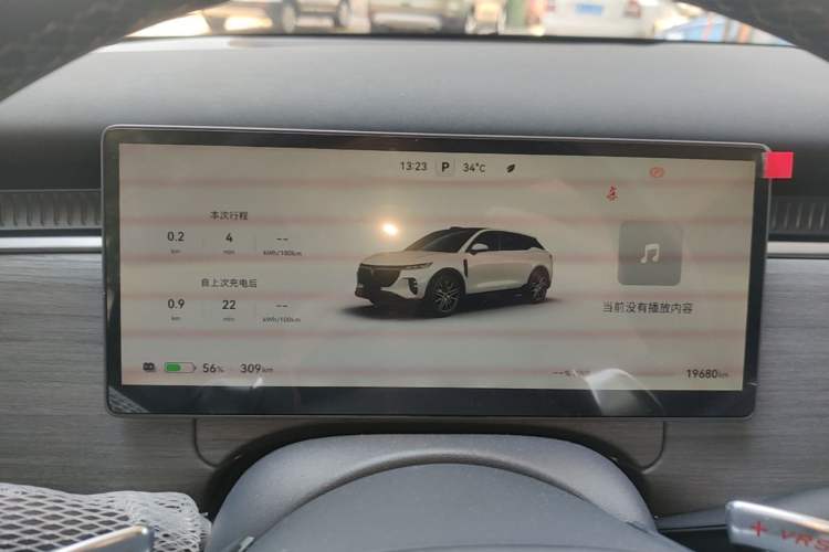 Used VOYAH COURAGE 2025 Model Four-Wheel-Drive Qiankun Edition Instrument Cluster