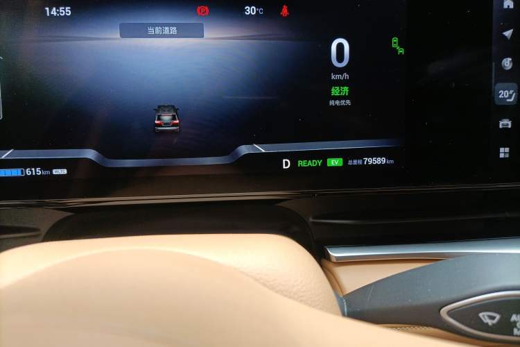 Used VOYAH Dream 2022 Low-Carbon Edition Dream+ Smart Enjoyment Package Odometer Close Up