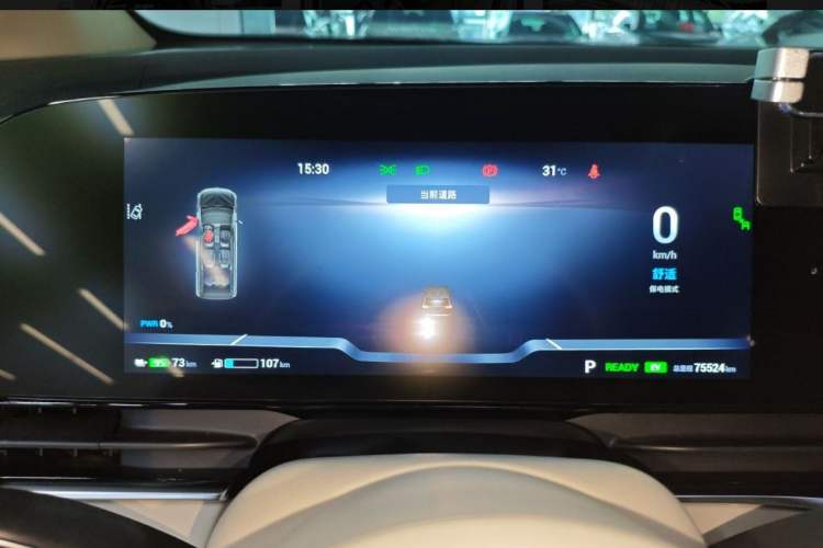 Used VOYAH Dream 2022 Low-Carbon Edition Dream+ Smart Enjoyment Package Odometer Close Up