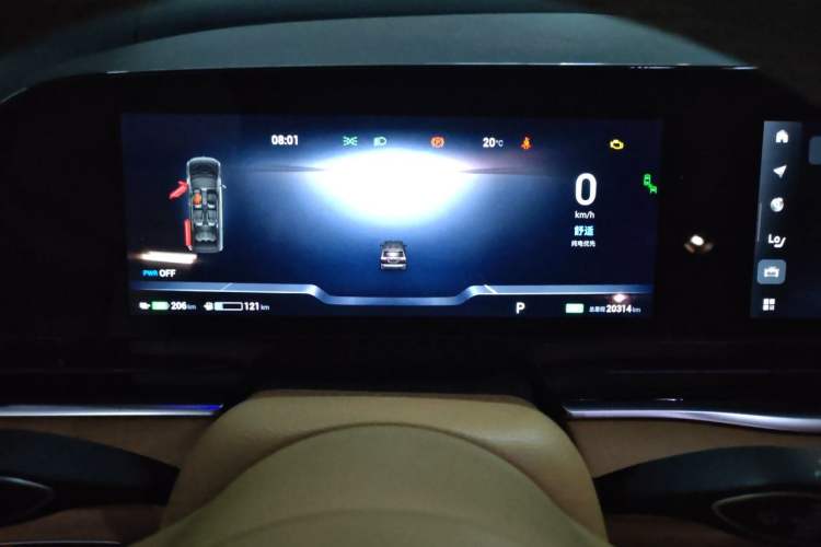 Used VOYAH Dream 2024 PHEV Ultra-Long Range Flagship Edition Instrument Cluster