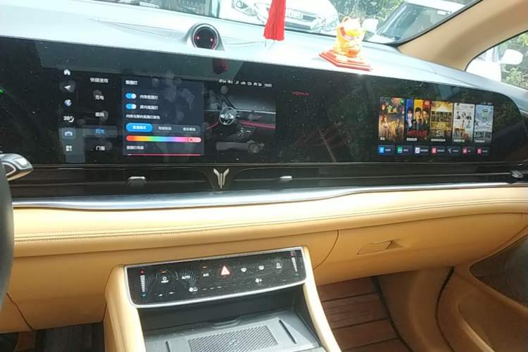 Used VOYAH Dream 2024 PHEV Extended-Range Premium Edition Audio And AC Panel