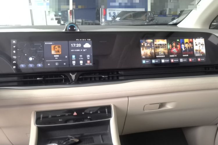 Used VOYAH Dream 2024 PHEV Ultra-Long Range Flagship Edition Audio And AC Panel