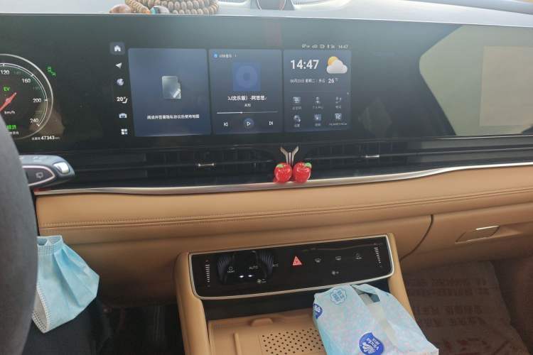 Used VOYAH Dream 2024 PHEV Extended-Range Premium Edition Audio And AC Panel