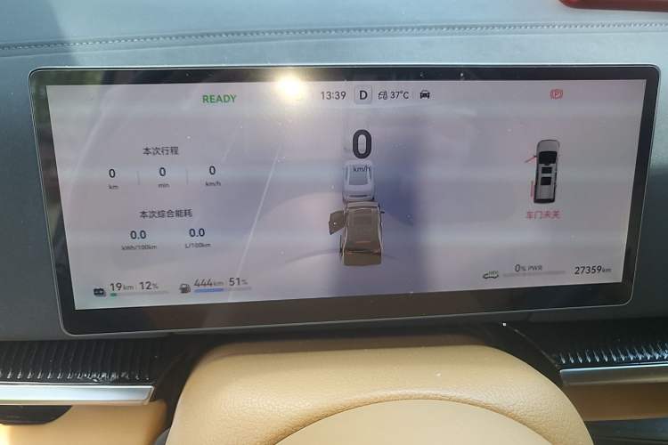 Used VOYAH Dream 2025 PHEV Four-Wheel-Drive Flagship Version – Qiankun Edition Instrument Cluster