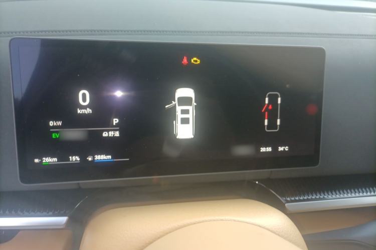 Used VOYAH Dream 2025 PHEV Four-Wheel Drive Excellence Kunpeng Edition Instrument Cluster