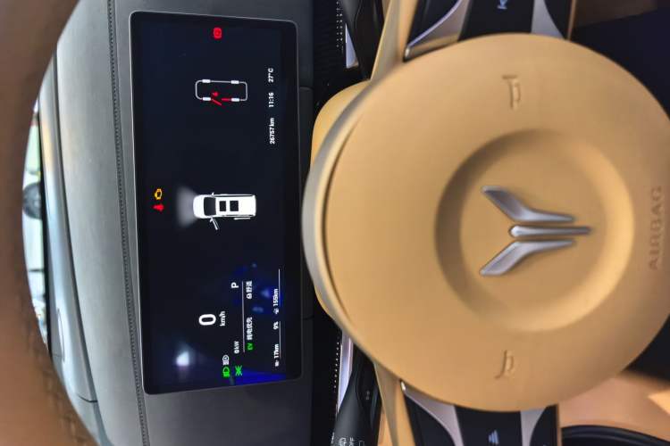 Used VOYAH Dream 2025 PHEV Four-Wheel Drive Excellence Kunpeng Edition Odometer Close Up