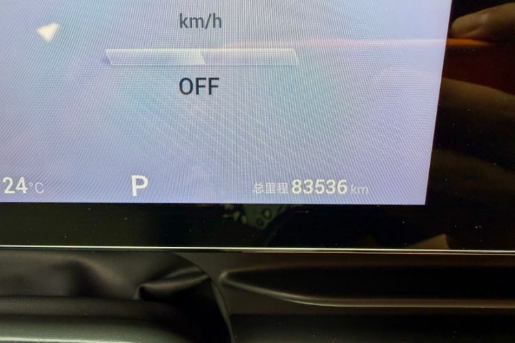 Used VOYAH Dream 2025 EV Long-range Century Edition Odometer Close Up