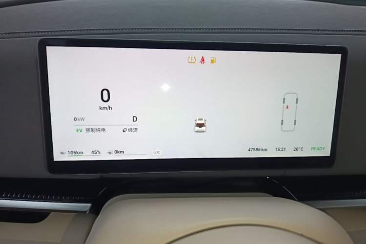 Used VOYAH Dream 2025 PHEV Four-Wheel-Drive Flagship Kunpeng Edition Instrument Cluster