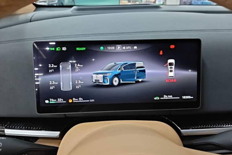 Used VOYAH Dream 2025 PHEV Four-Wheel Drive Prestige Qiankun Edition Instrument Cluster