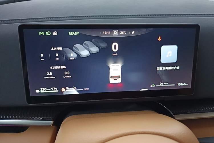 Used VOYAH Dream 2025 PHEV Four-Wheel-Drive Flagship Version – Qiankun Edition Instrument Cluster