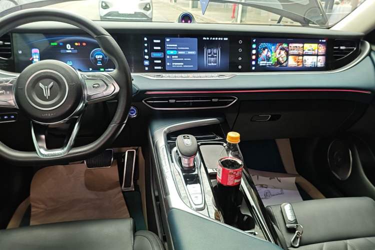 Used VOYAH FREE 2021 Four-Wheel Drive Standard Range-Extended Exclusive Luxury Package Audio And AC Panel
