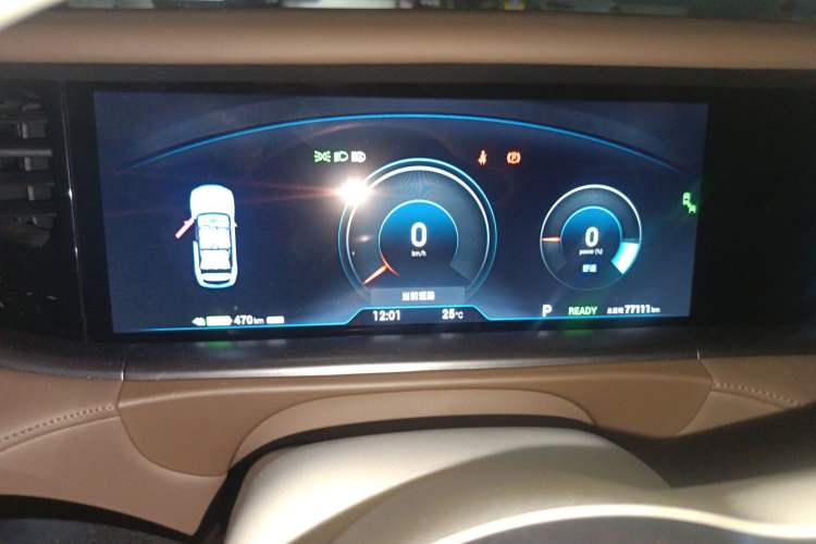Used VOYAH FREE 2021 Two-Wheel Drive Standard Pure Electric City Edition Instrument Cluster