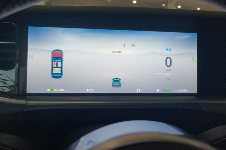 Used VOYAH FREE 2021 Two-Wheel Drive Standard Pure Electric City Edition Instrument Cluster
