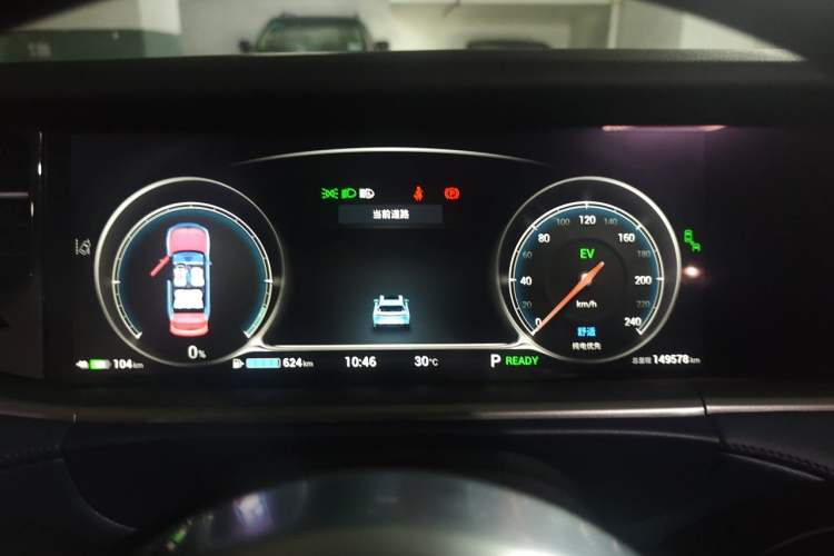 Used VOYAH FREE 2021 Four-Wheel Drive Standard Range-Extended Exclusive Luxury Package Instrument Cluster