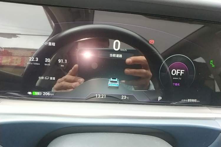 Used VOYAH FREE 2021 Four-Wheel Drive All-Electric First Edition Commemorative Edition Exclusive Luxury Package Instrument Cluster