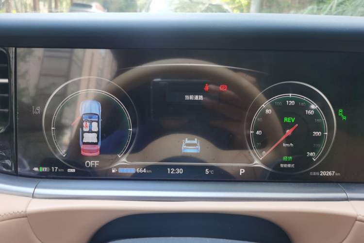 Used VOYAH FREE 2021 Four-Wheel Drive Standard Range-Extended Exclusive Luxury Package Instrument Cluster