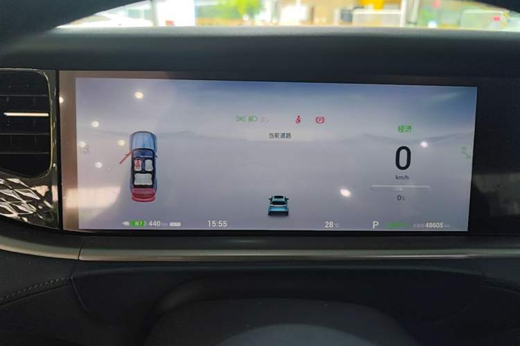 Used VOYAH FREE 2021 Two-Wheel Drive Standard Pure Electric City Edition Instrument Cluster