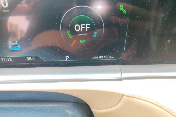 Used VOYAH FREE 2021 Four-Wheel Drive Standard All-Electric Exclusive Luxury Package Odometer Close Up