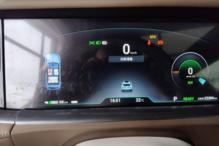 Used VOYAH FREE 2021 Four-Wheel Drive All-Electric First Edition Commemorative Edition Exclusive Luxury Package Odometer Close Up
