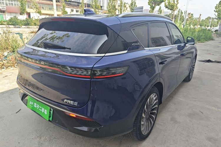 Used VOYAH FREE 2021 Four-Wheel Drive Standard Range-Extended Exclusive Luxury Package Rear Right 45 Deg