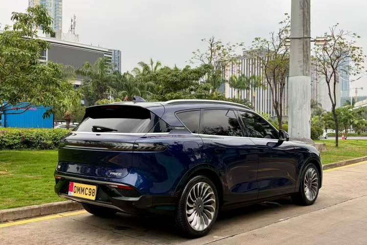 Used VOYAH FREE 2021 Four-Wheel Drive Standard Range-Extended Exclusive Luxury Package Rear Right 45 Deg