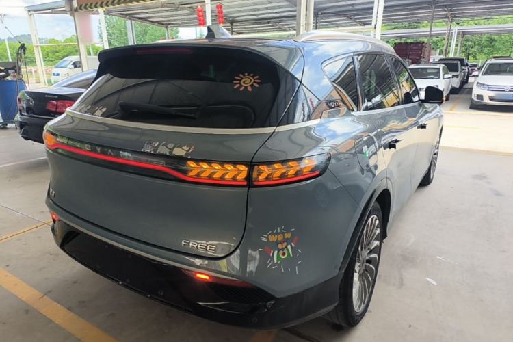 Used VOYAH FREE 2021 Four-Wheel Drive Standard Range-Extended Exclusive Luxury Package Rear Right 45 Deg