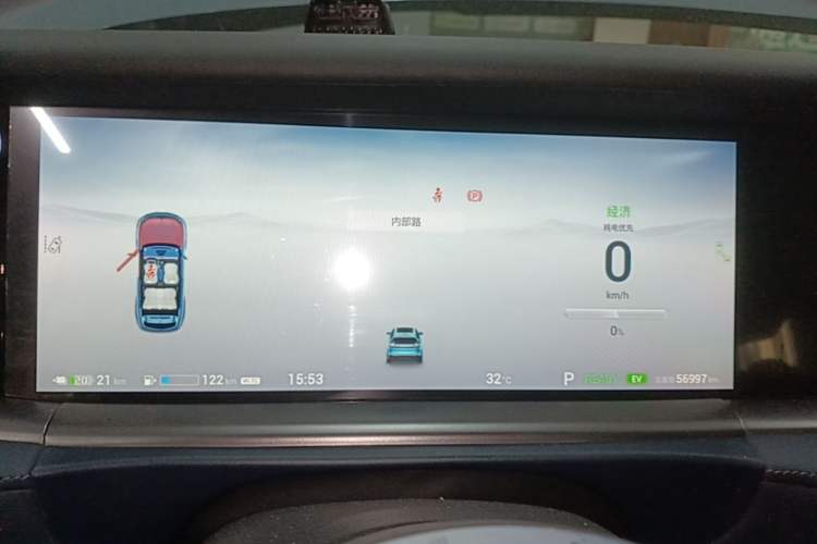 Used VOYAH FREE 2021 Four-Wheel Drive Standard Range-Extended Exclusive Luxury Package Instrument Cluster