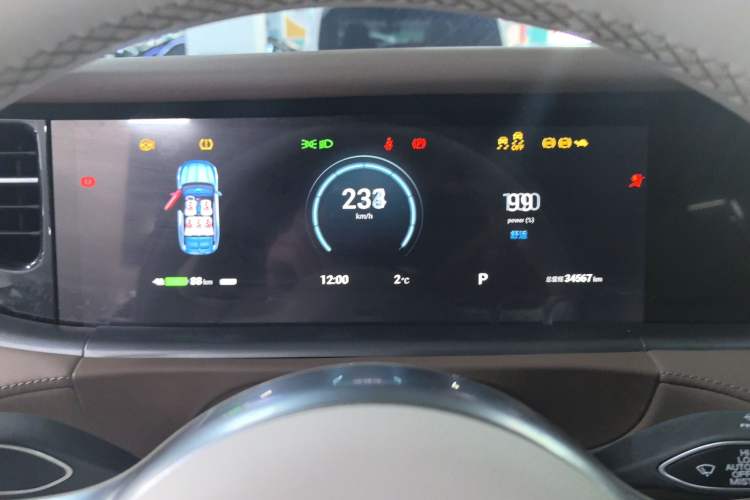 Used VOYAH FREE 2021 Four-Wheel Drive All-Electric First Edition Commemorative Edition Exclusive Luxury Package Odometer Close Up