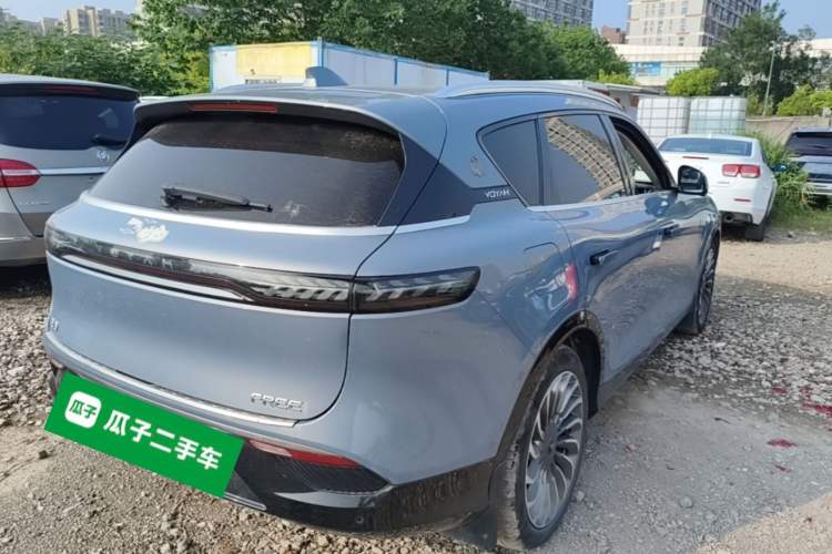 Used VOYAH FREE 2021 Four-Wheel Drive Standard Range-Extended Exclusive Luxury Package Rear Right 45 Deg