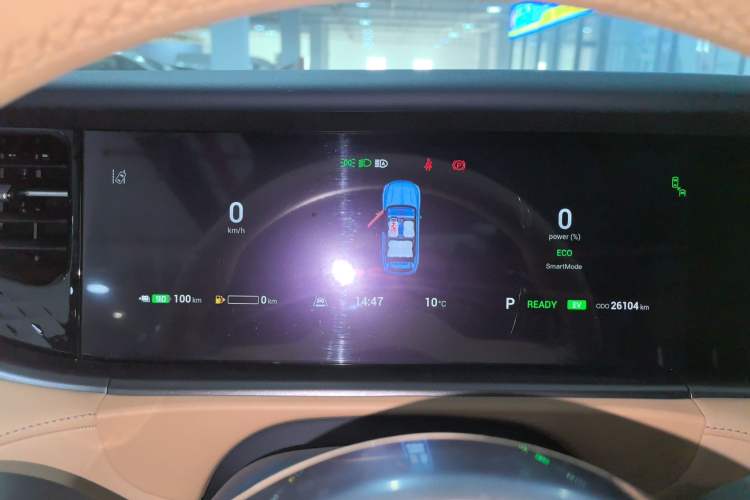 Used VOYAH FREE 2021 Four-Wheel Drive Standard Range-Extended Exclusive Luxury Package Instrument Cluster