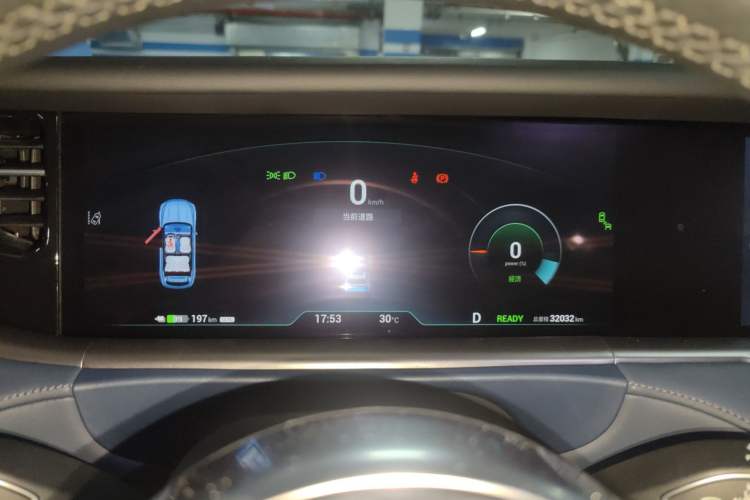 Used VOYAH FREE 2021 Two-Wheel Drive Standard Pure Electric City Edition Instrument Cluster