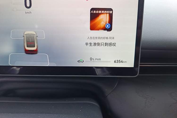Used VOYAH Lantu Chiguang L 2026 Four-Wheel-Drive Ultra Odometer Close Up