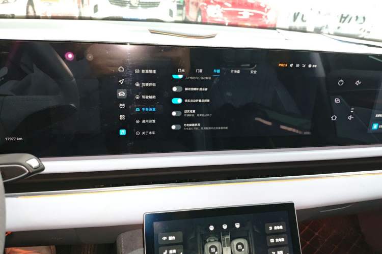 Used VOYAH PASSION 2023 Four-Wheel Drive Flagship Edition Audio And AC Panel