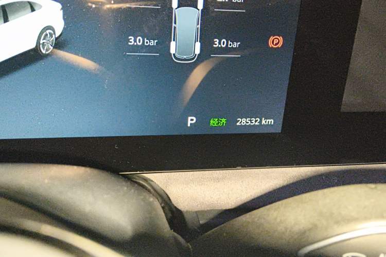Used VOYAH PASSION 2023 Four-Wheel Drive Flagship Edition Odometer Close Up
