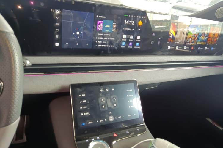 Used VOYAH PASSION 2023 Four-Wheel Drive Flagship Edition Audio And AC Panel