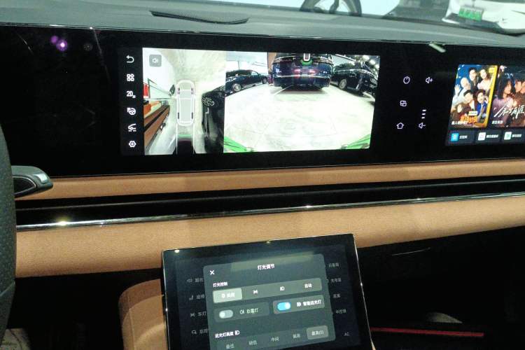Used VOYAH PASSION 2023 Four-Wheel Drive Flagship Edition Audio And AC Panel