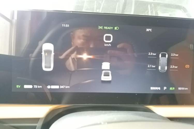 Used VOYAH PASSION 2024 PHEV Four-Wheel Drive Ultra-Long Range Flagship Model Instrument Cluster