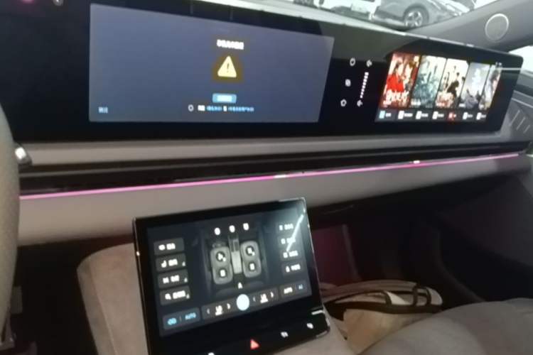 Used VOYAH PASSION 2024 PHEV Four-Wheel Drive Ultra-Long Range Flagship Model Audio And AC Panel