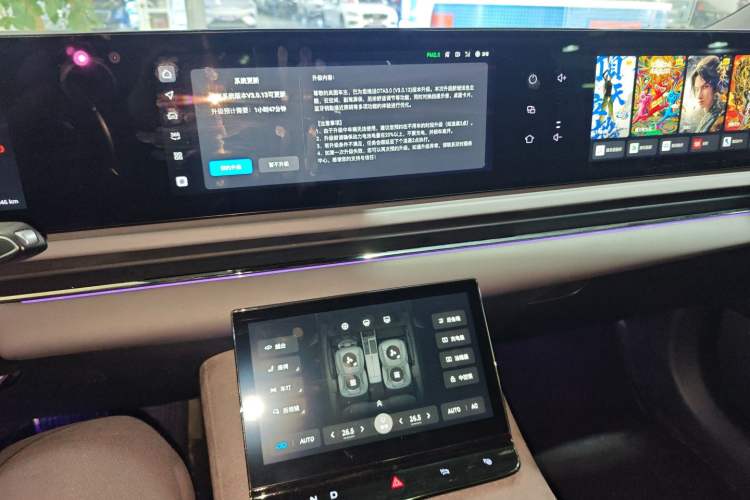 Used VOYAH PASSION 2024 PHEV Four-Wheel Drive Ultra-Long Range Flagship Model Audio And AC Panel