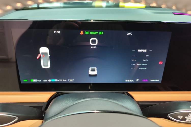 Used VOYAH PASSION 2024 PHEV Four-Wheel Drive Ultra-Long Range Executive Edition Instrument Cluster