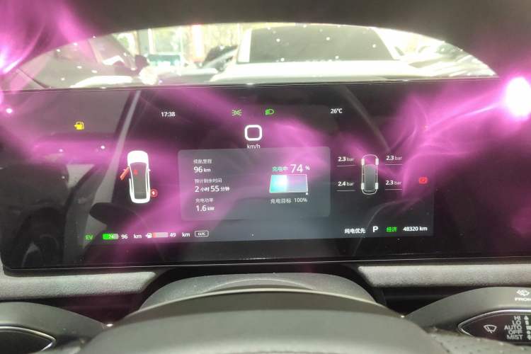Used VOYAH PASSION 2024 PHEV Four-Wheel Drive Ultra-Long Range Flagship Model Instrument Cluster