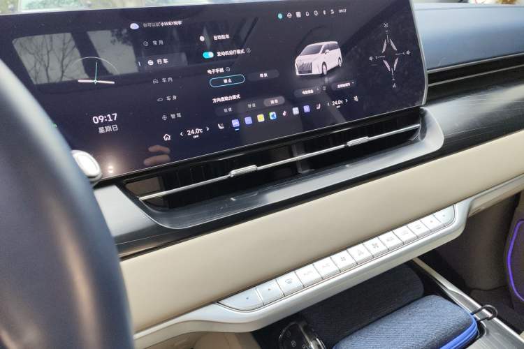 Used Wey Gaoshan 2023 Four-Wheel Drive Flagship Edition Audio And AC Panel