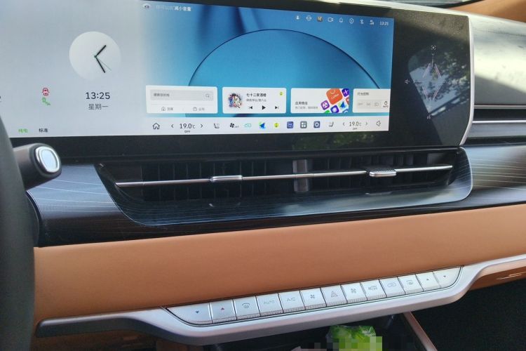 Used Wey Gaoshan 2023 Four-Wheel-Drive Executive Extended Version Audio And AC Panel