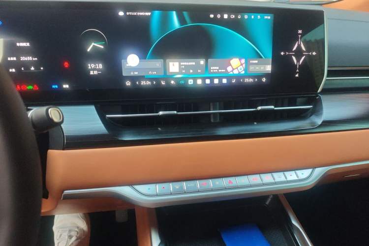 Used Wey Gaoshan 2023 Four-Wheel-Drive Executive Extended Version Audio And AC Panel