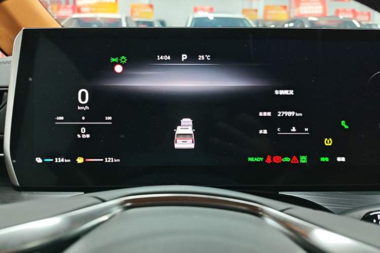Used Wey Gaoshan 2023 Four-Wheel-Drive Executive Extended Version Instrument Cluster