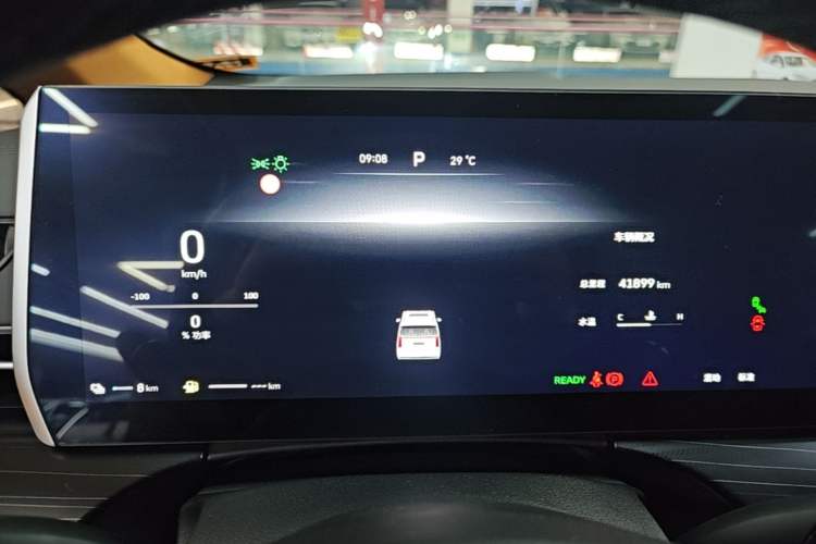 Used Wey Gaoshan 2023 Four-Wheel-Drive Executive Extended Version Instrument Cluster