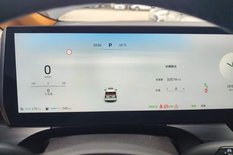 Used Wey Gaoshan 2023 Four-Wheel-Drive Executive Extended Version Instrument Cluster